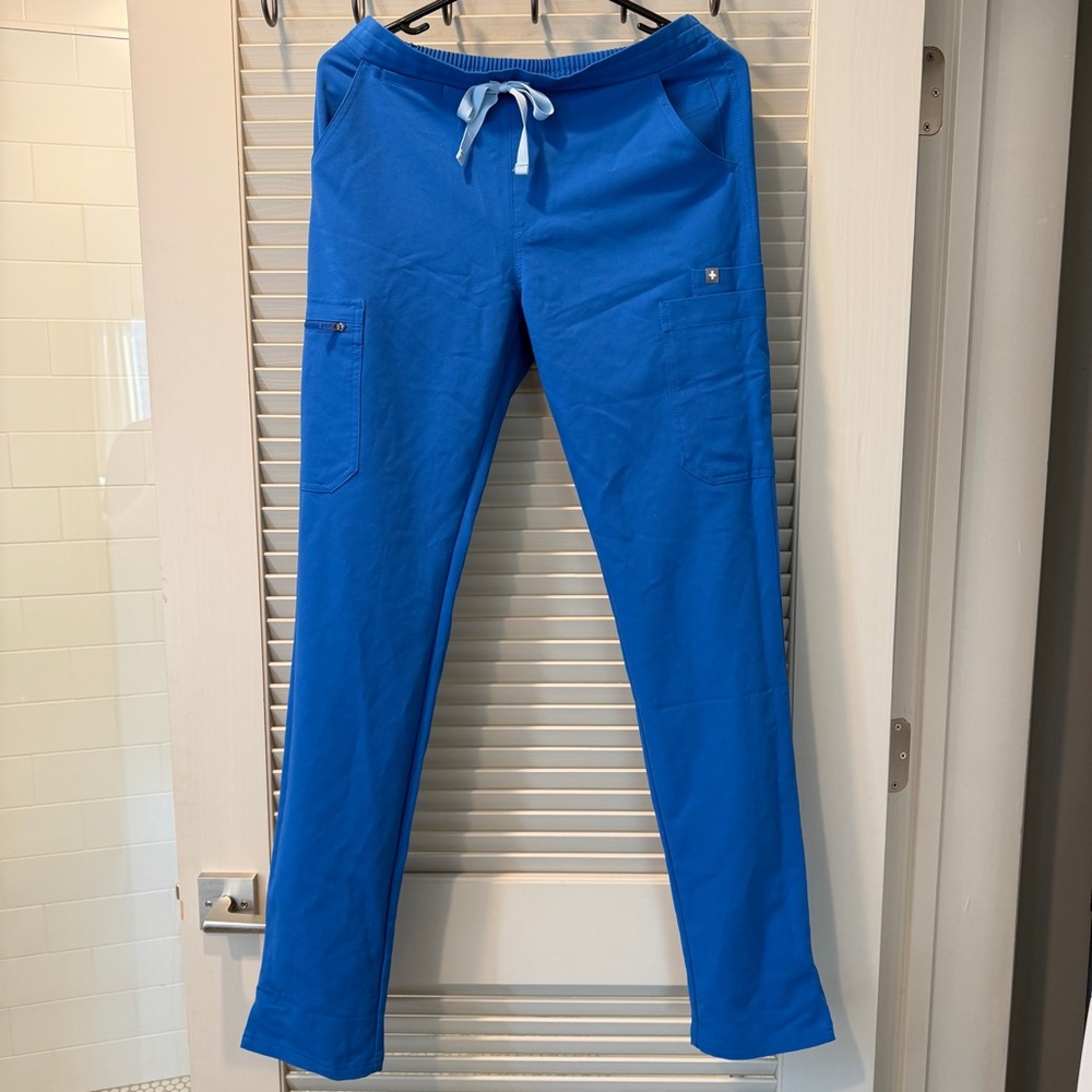 Women’s XS Royal Blue Technical Collection Figs Scrubs Bottoms style #TW2000T